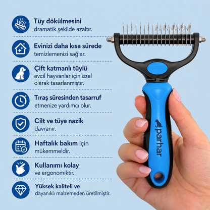 Parhar® Profesyonel Bakım Tarağı